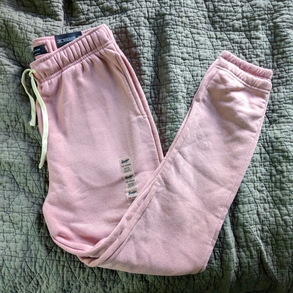 Brooklyn Cloth The Jogger pink soft sweatpants Sz S NEW - Picture 1 of 6